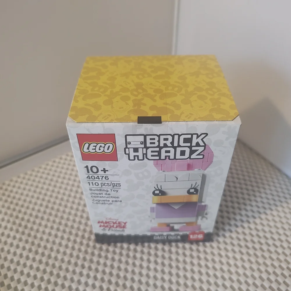 Lego 40476 Daisy Duck #126 Brick Headz NWT Building Toy Set Disney Mickey Mouse
